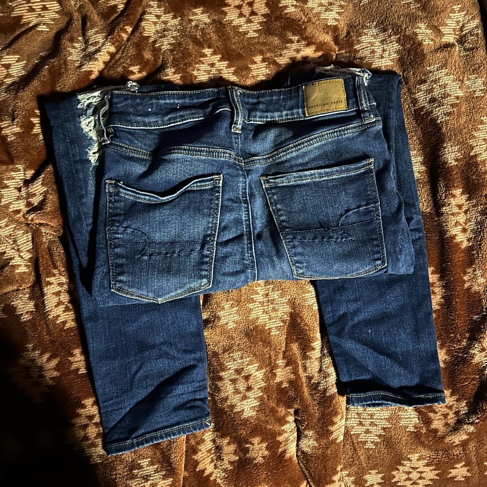 American eagle ripped skinny jeans new size 6